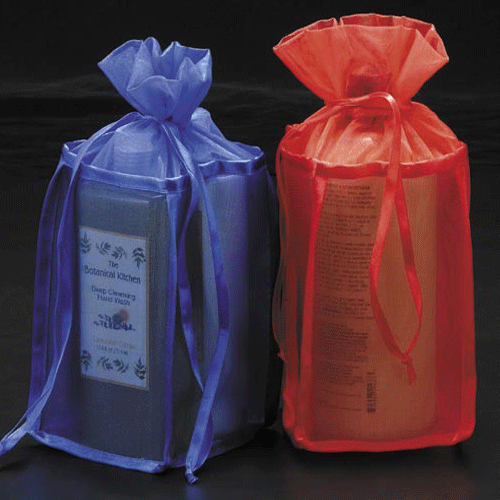 JKM Mesh Bags with Ribbon