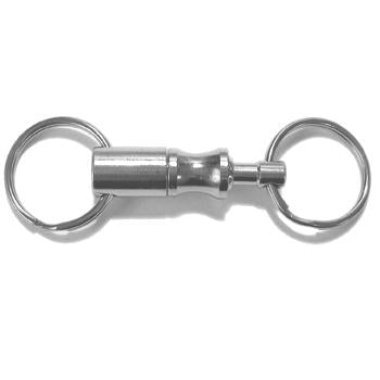 JKM Solid Brass Short Pull Apart Key Ring