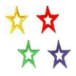 JKM Outline of Star Applique (Iron On)