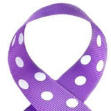 JKM Aspirin Polka Dot Grosgrain Ribbon - 7/8"