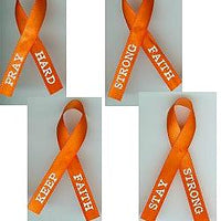 JKM Orange Awareness Ribbon - Ribbons for Rescue