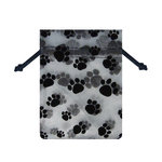 JKM Paw Print Sheer Bags