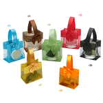 JKM Sheer Mini Tote Bag - Satin Handle & Bow