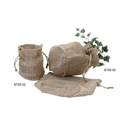 JKM Jute Garden Tote Bag - Round Bottom