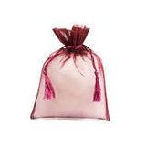 JKM Organza Bags with Cord & Tassels - 3" x 4"