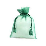 JKM Organza Bags with Cord & Tassels - 5" x 7"