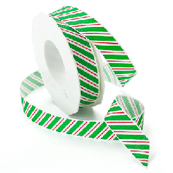 Candy Cane Stripe Ribbon