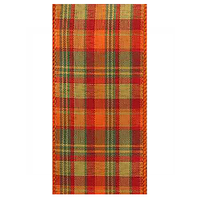 Cider Plaid Wire Edge