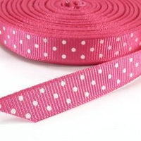 JKM Fashion Swiss Dot Grosgrain Ribbon - 5/8"