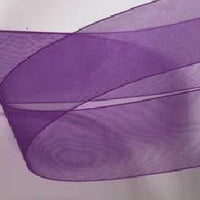 Morex Basic Organdy Sheer Ribbon with Monofilament Edge - 1 1/2" ; 100 Yards