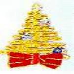 JKM Large Gold Christmas Tree Applique (Iron On)