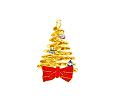 JKM Gold Christmas Tree Applique (Iron On)