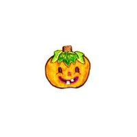 JKM Small Jack-O-Latern Applique Stick On