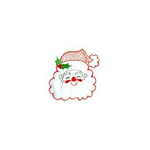 JKM White Santa Applique Stick On