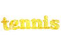 JKM Medium Gold Tennis Applique (Stick On)