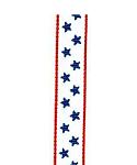 JKM Small Stars Grosgrain Ribbon 5/8 Inch Width