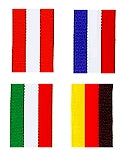 JKM Special Tri-Colored Striped Ribbon