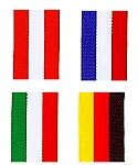 JKM Special Tri-Colored Striped Ribbon